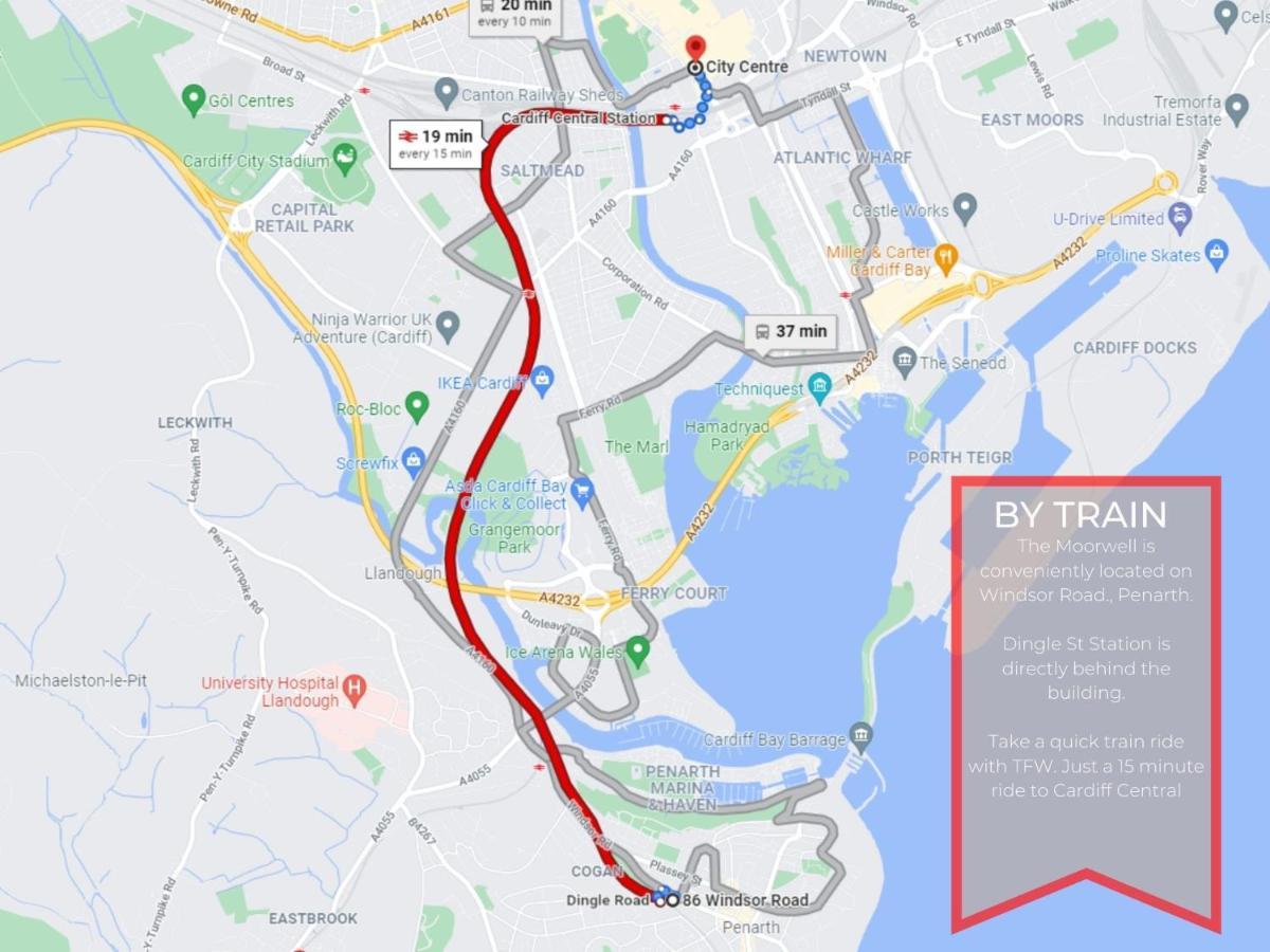 Luxe Apartments, The Moorwell, Parking, Gym - 10Mins Cardiff City Ctr Dış mekan fotoğraf