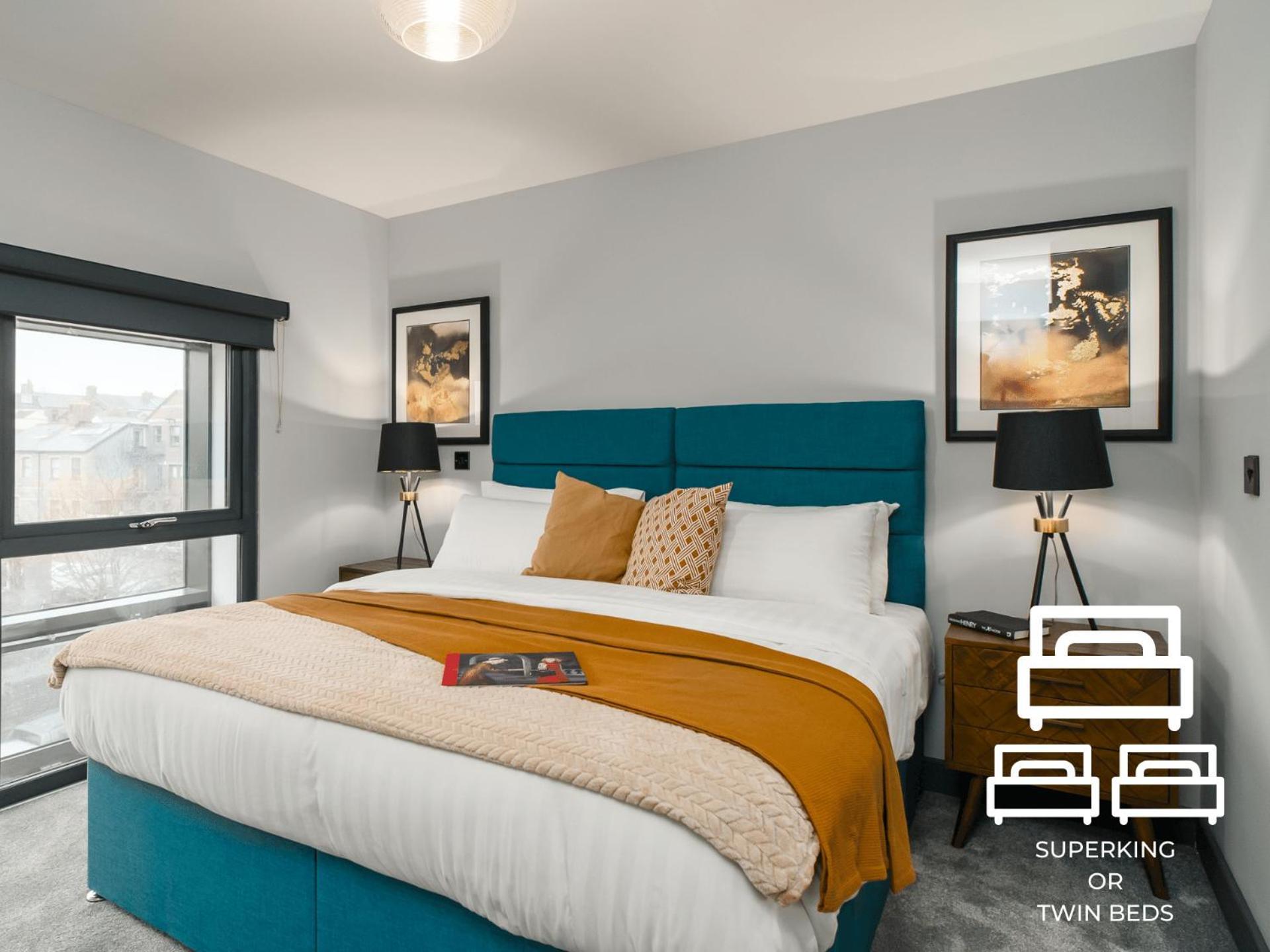 Luxe Apartments, The Moorwell, Parking, Gym - 10Mins Cardiff City Ctr Oda fotoğraf